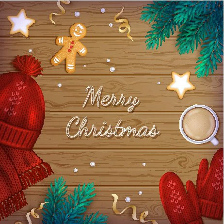 圣诞节圣诞树圣诞老人闪亮装饰电商促销折扣海报PSD模板AI素材【420】